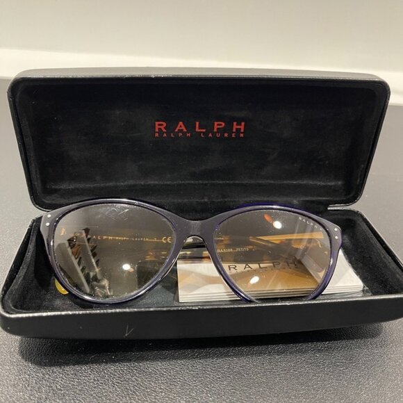 Ralph Lauren Polarized Sunglasses Cat Eye Havana Brown - Picture 1 of 6